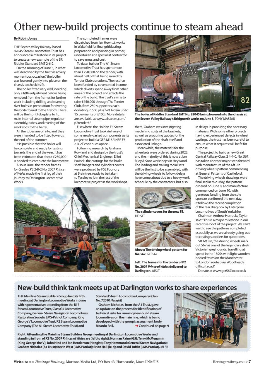 Heritage Railway Preview Pages