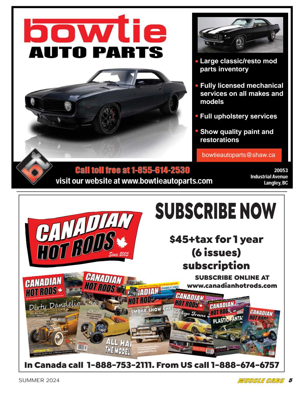 Muscle Cars Preview Pages