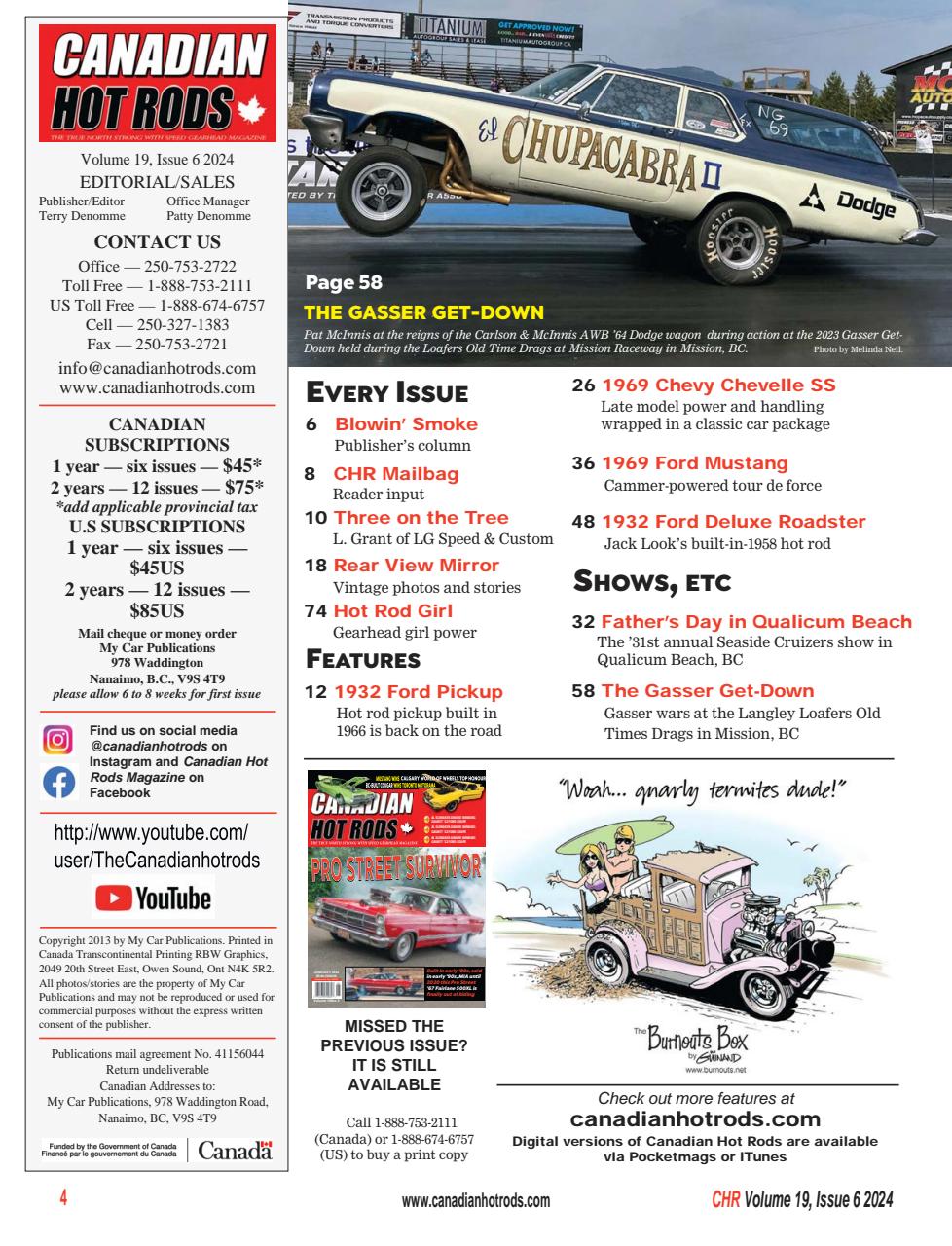 Canadian Hot Rods Preview Pages