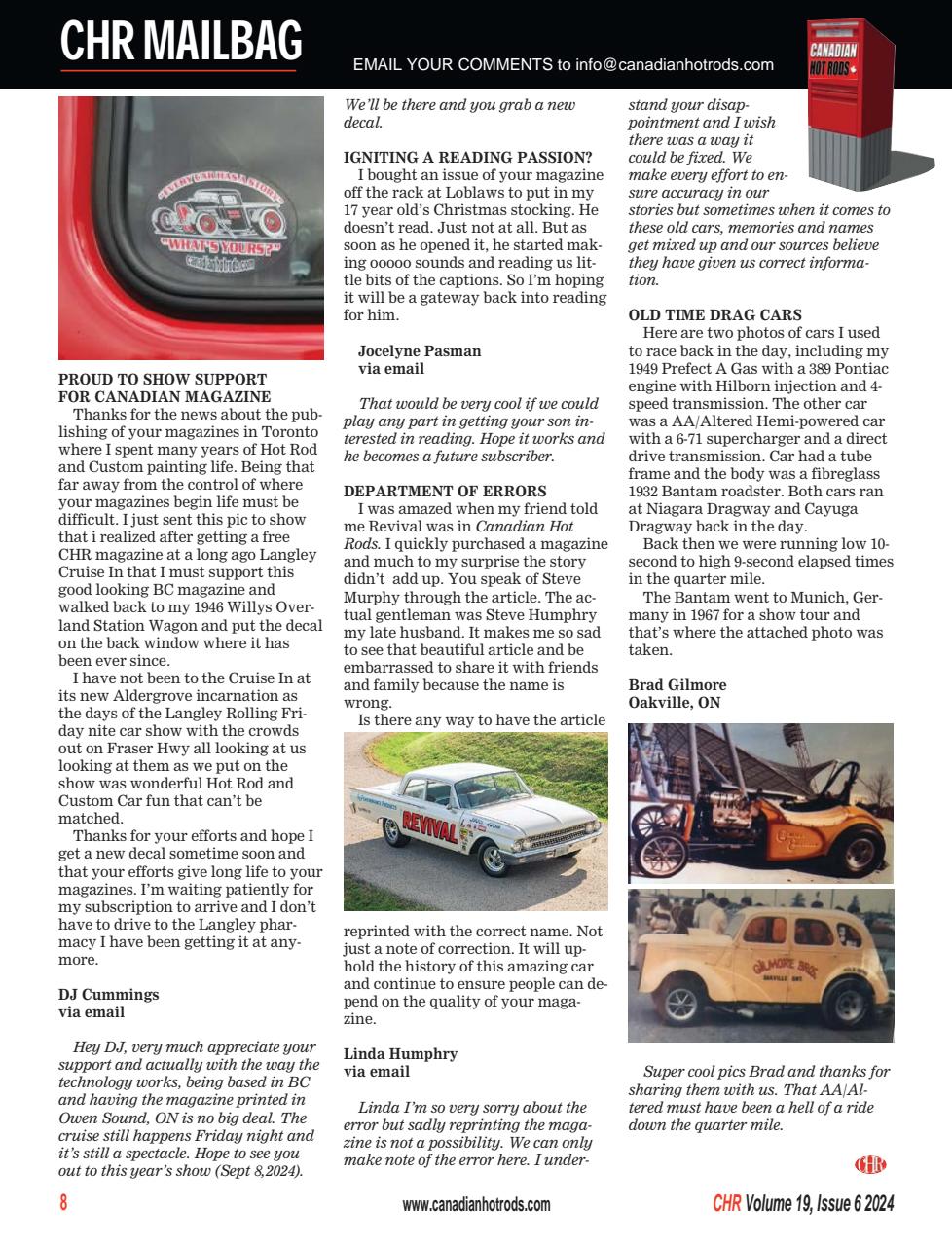 Canadian Hot Rods Preview Pages
