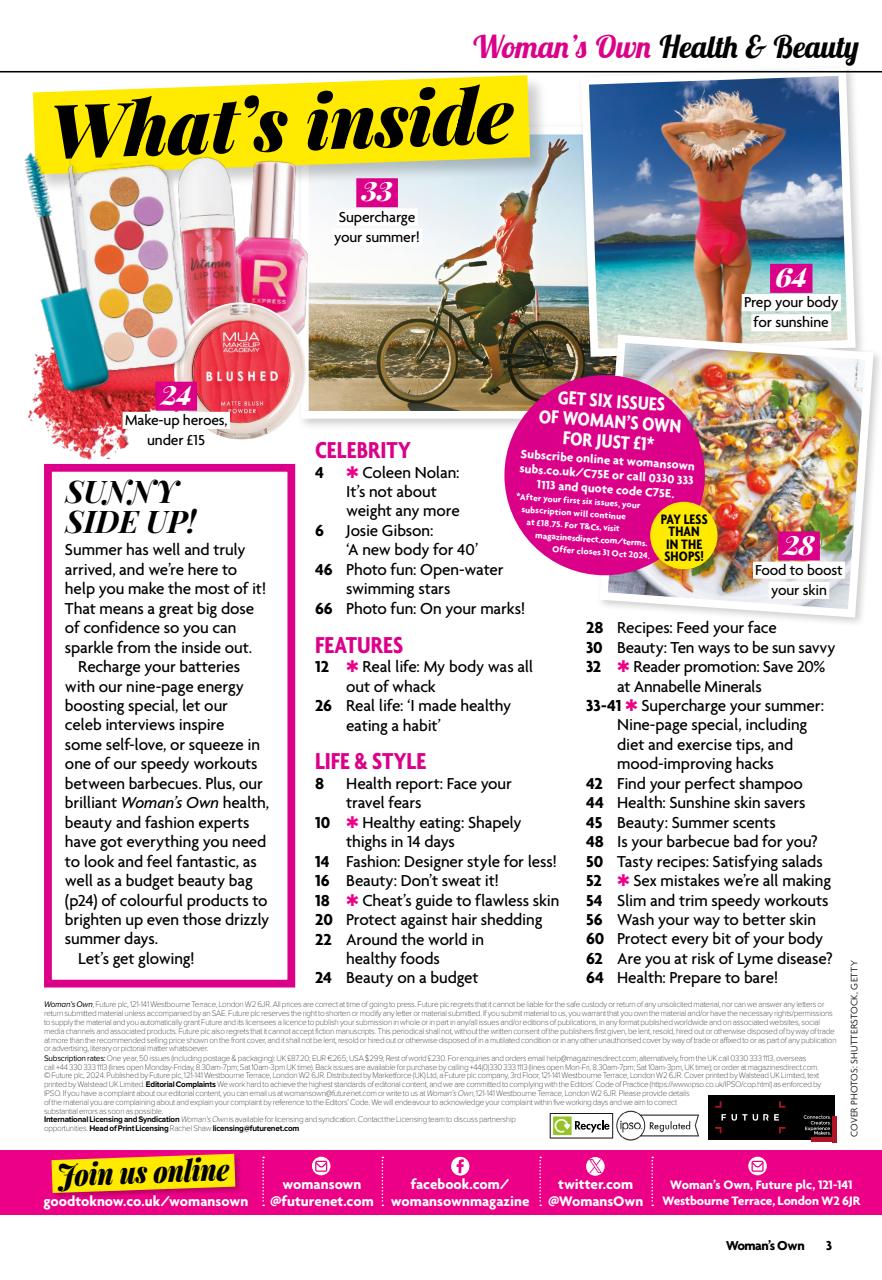 Woman's Own Lifestyle Special Preview Pages