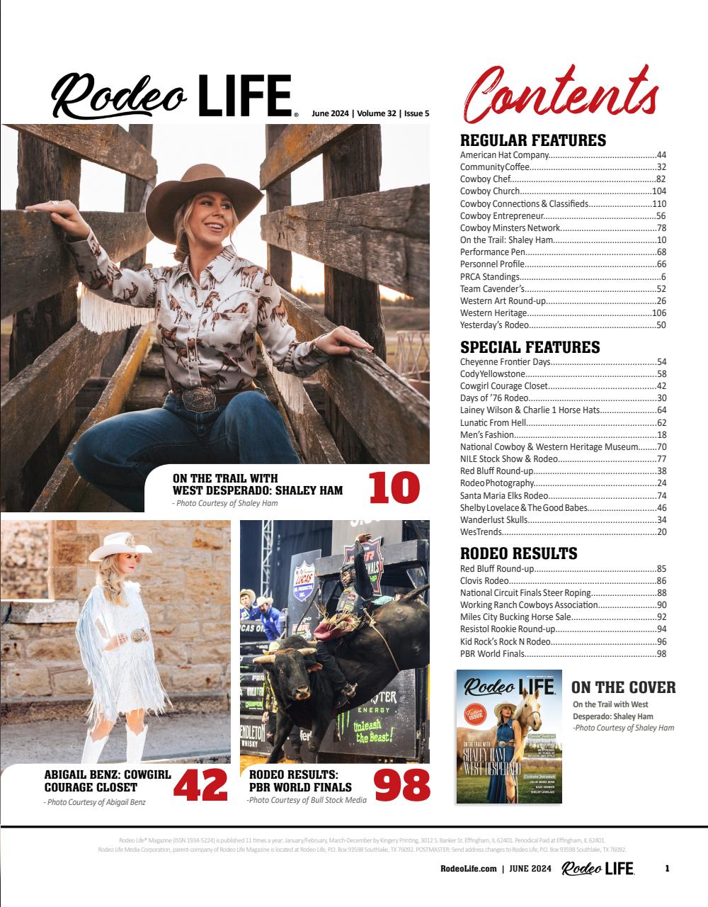Rodeo Life Preview Pages