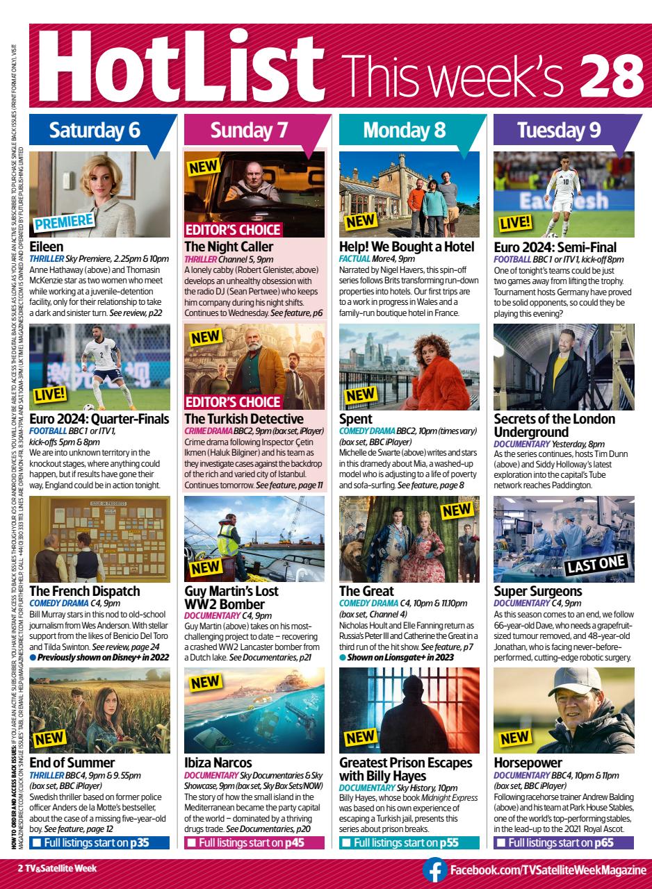 TV & Satellite Week Preview Pages
