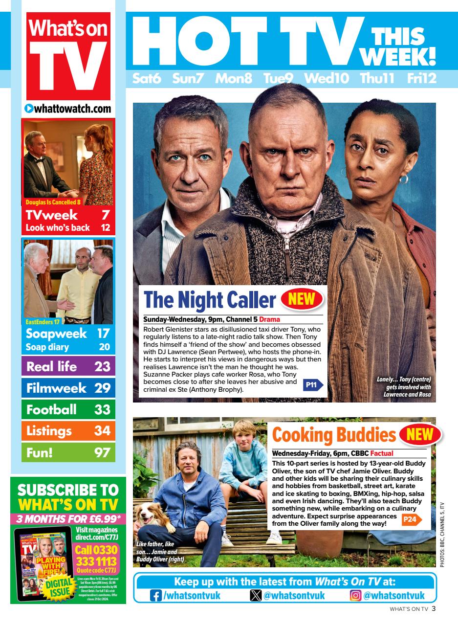 What's on TV Preview Pages