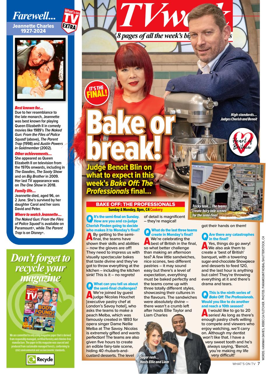 What's on TV Preview Pages