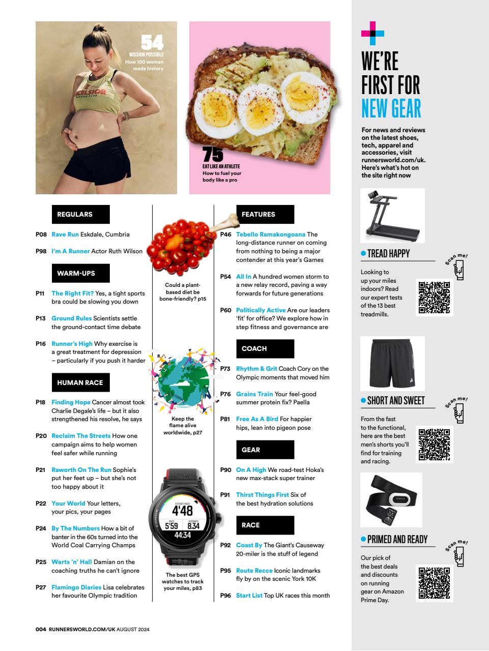 Runner's World Preview Pages