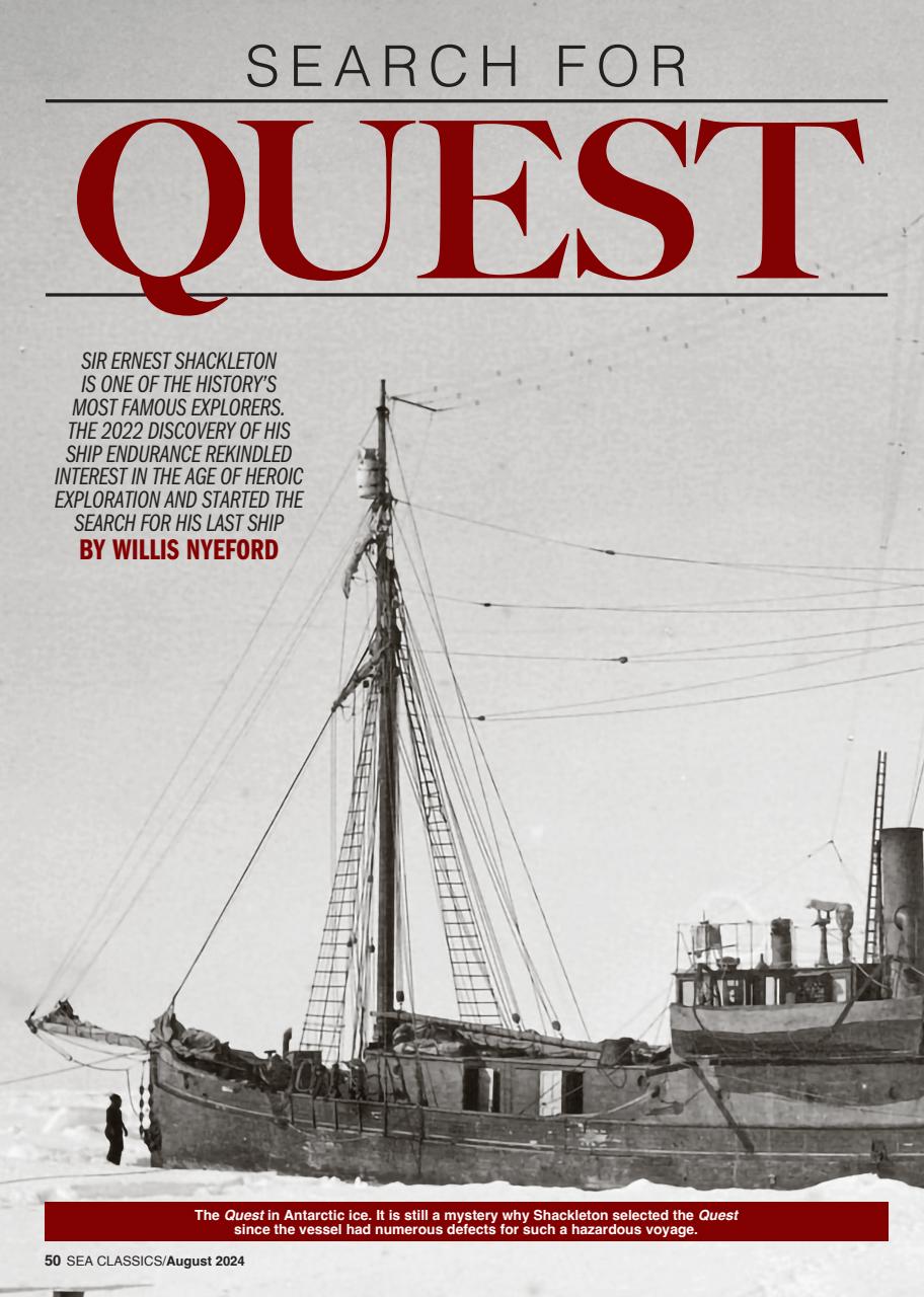 Sea Classics - Where History Sets Sail Preview Pages