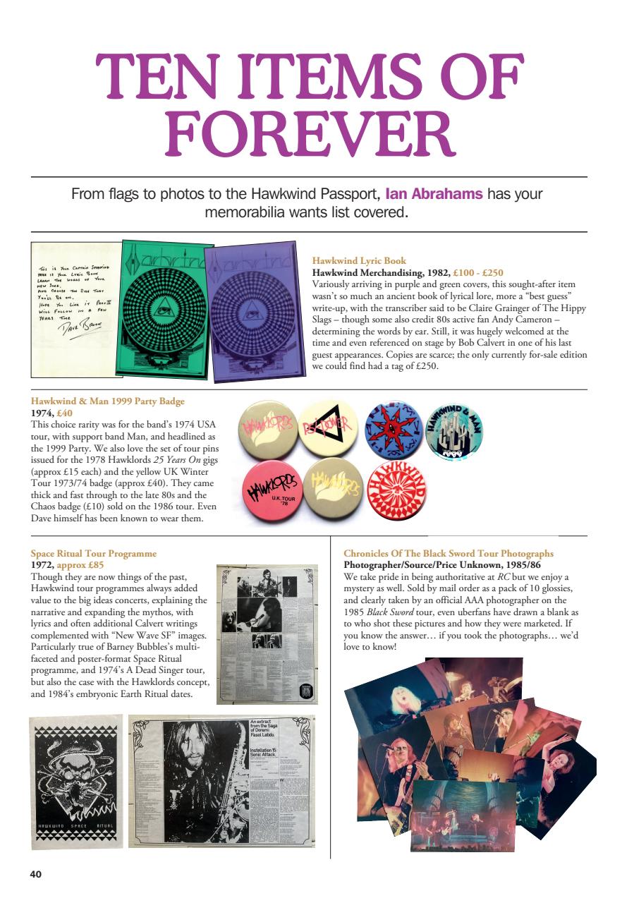 Record Collector Preview Pages