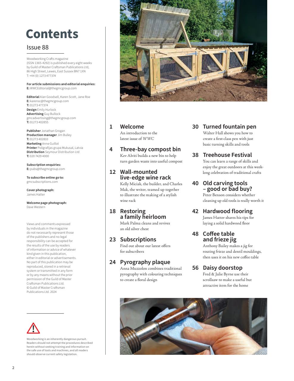 Woodworking Crafts Magazine Preview Pages