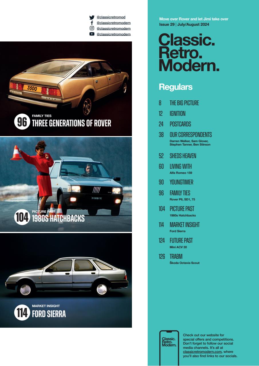 Classic Retro Modern Magazine Preview Pages