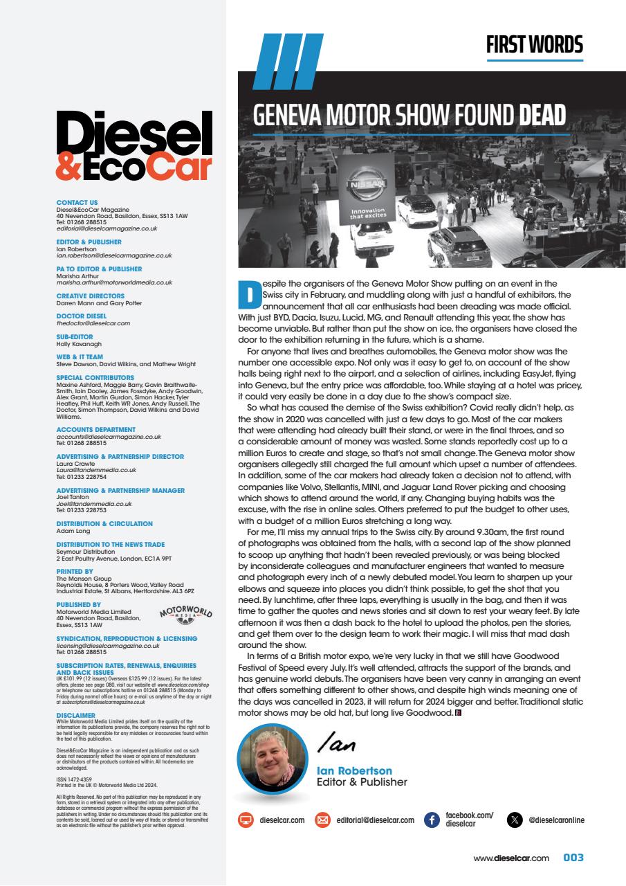 Diesel&EcoCar Magazine Preview Pages