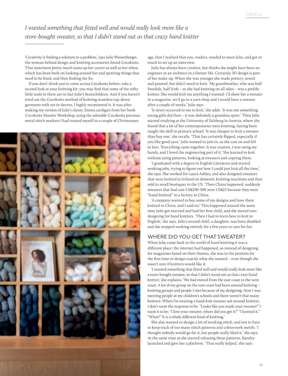 Knitting Preview Pages