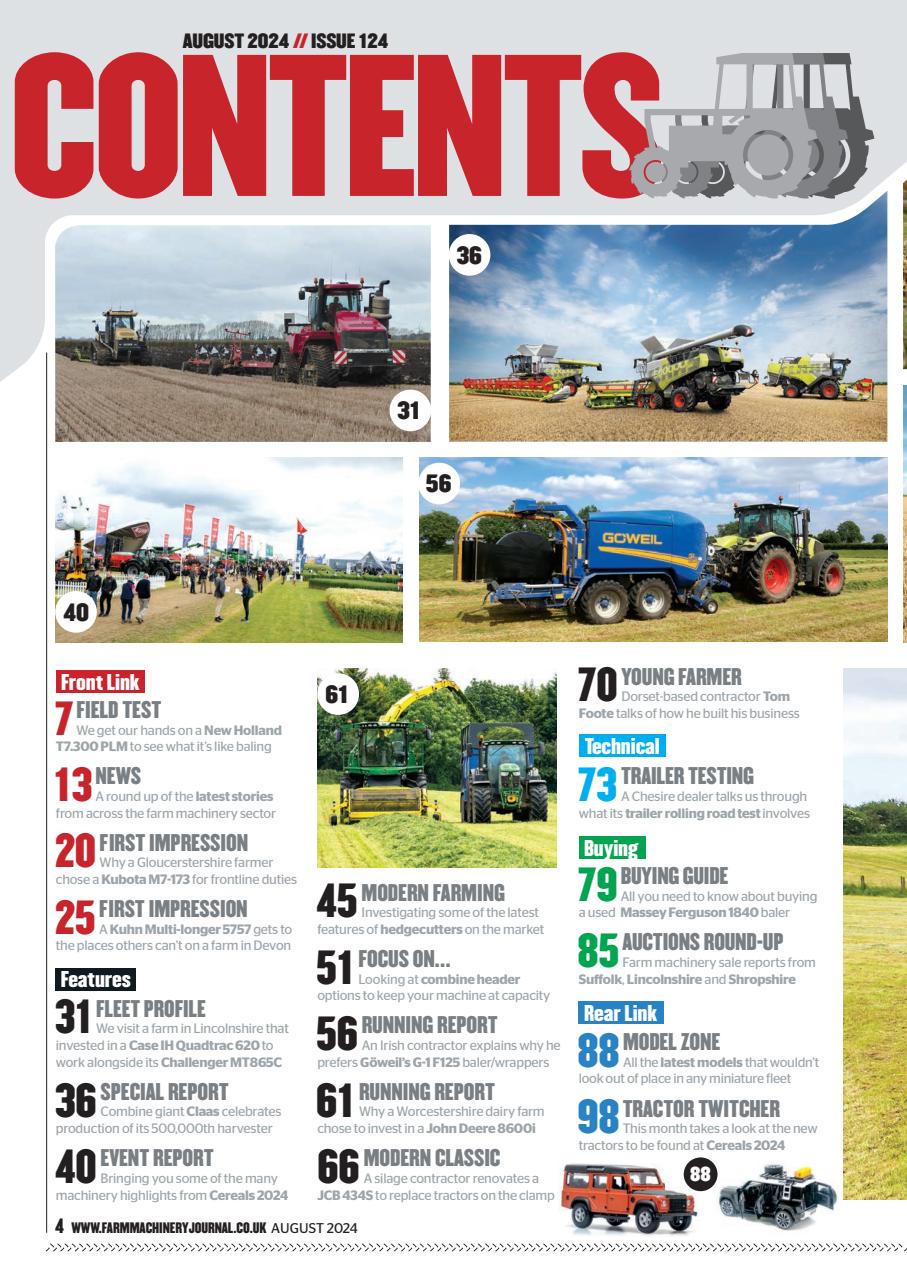 Farm Machinery Journal Preview Pages