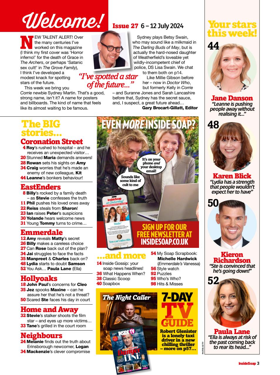 Inside Soap Preview Pages