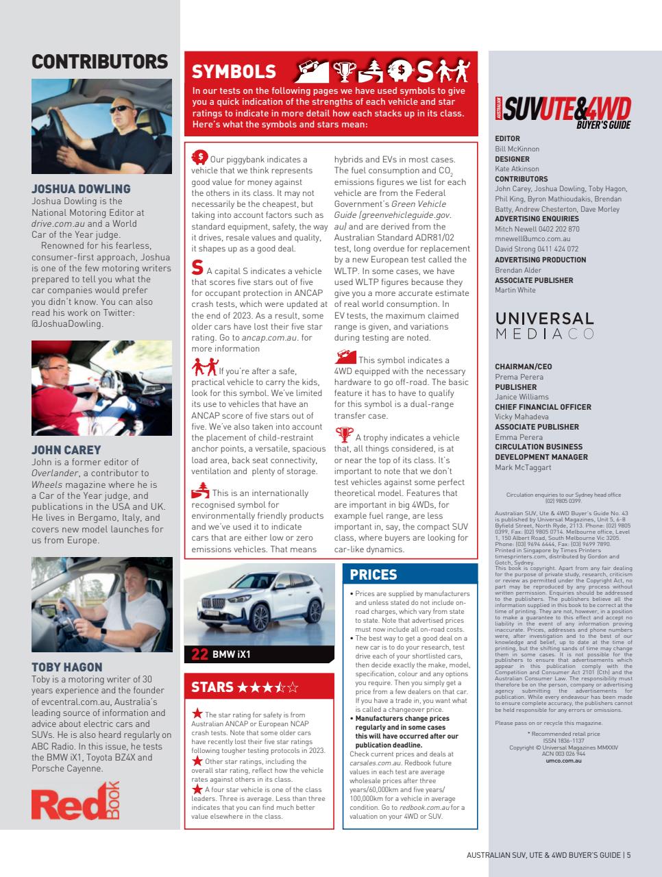 Australian 4WD and SUV Buyers Guide Preview Pages