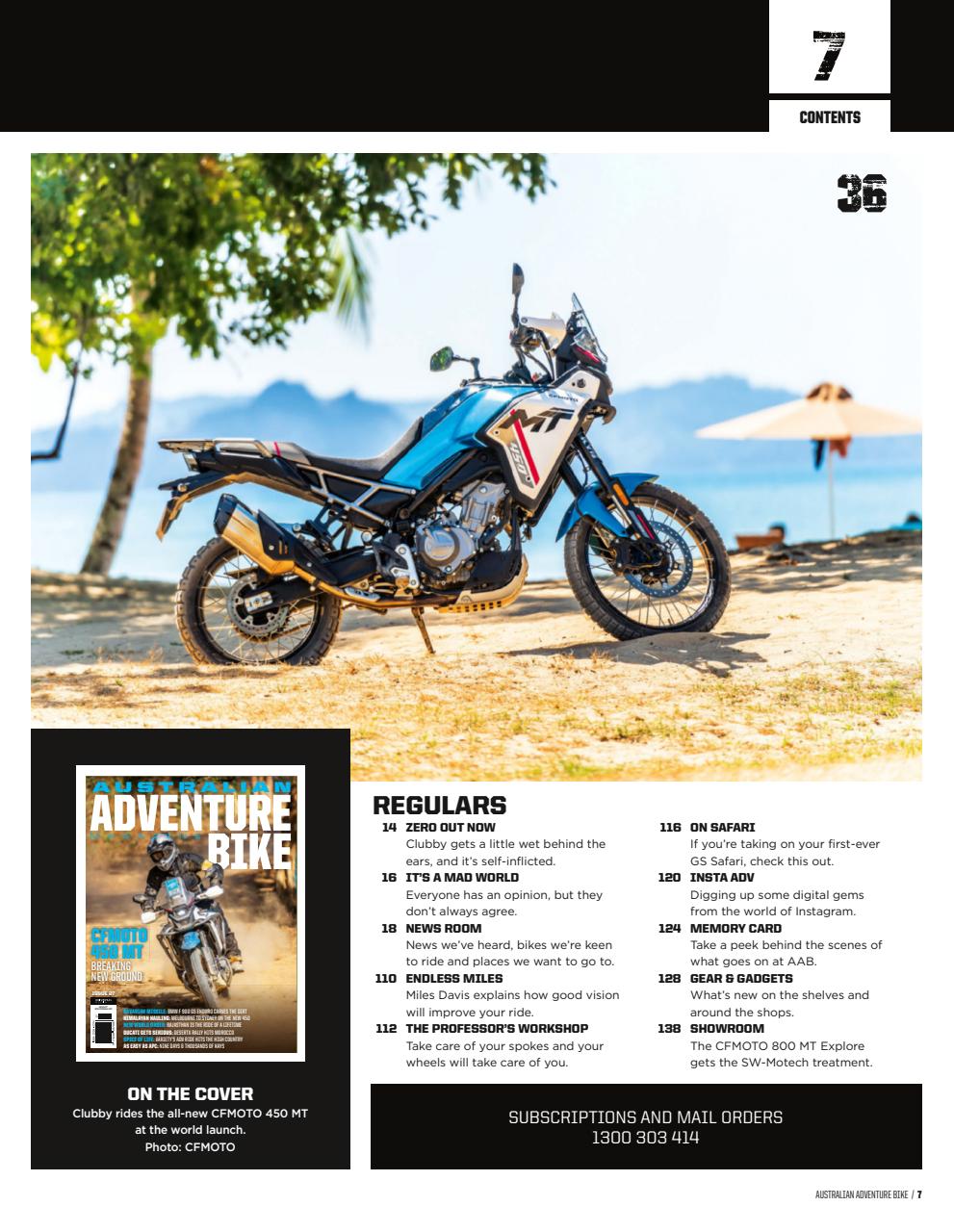 Australian Adventure Bike Preview Pages