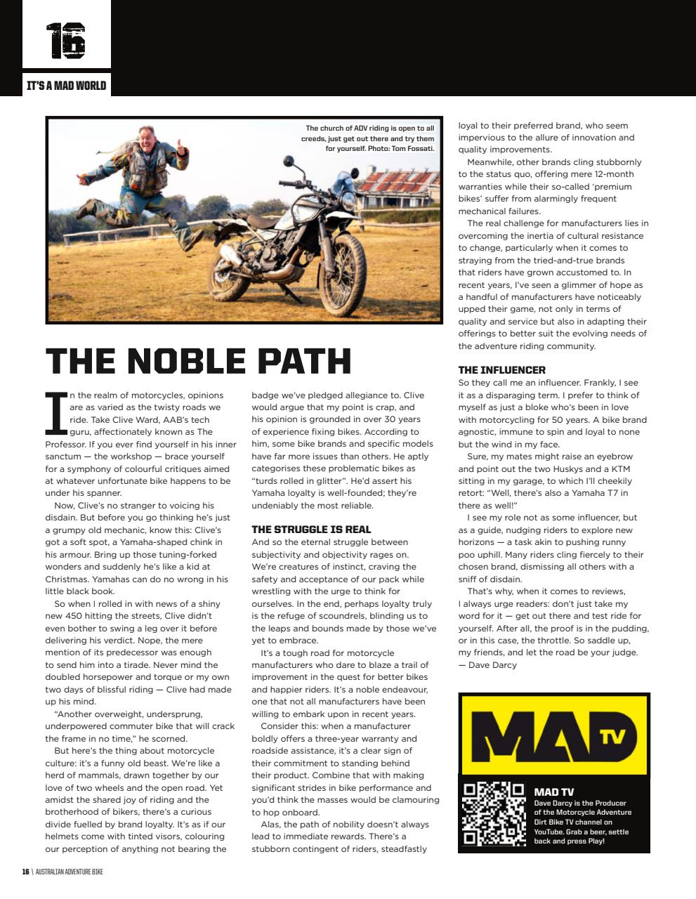 Australian Adventure Bike Preview Pages