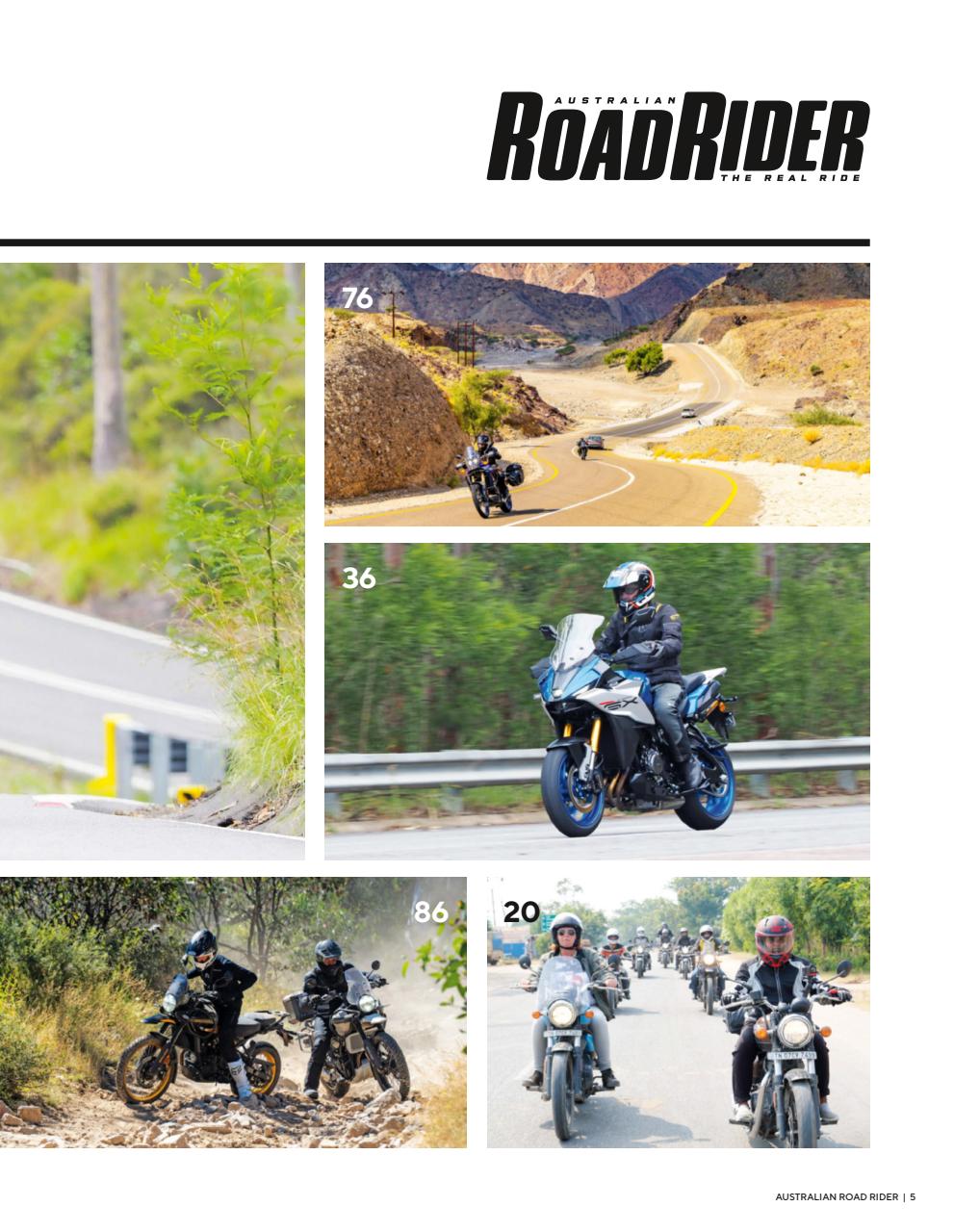 Australian Road Rider Preview Pages