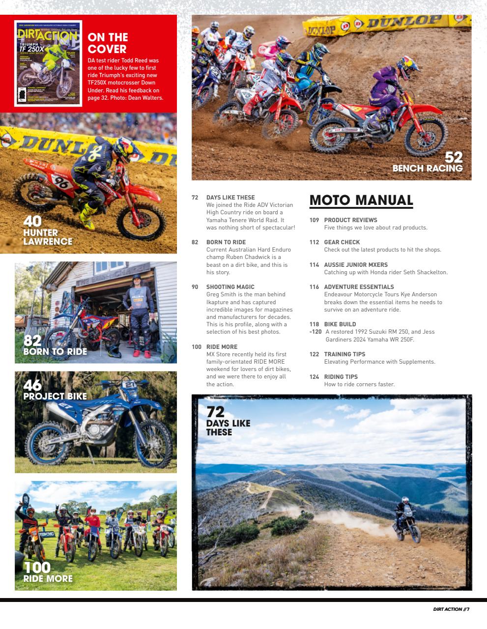 Dirt Action Preview Pages