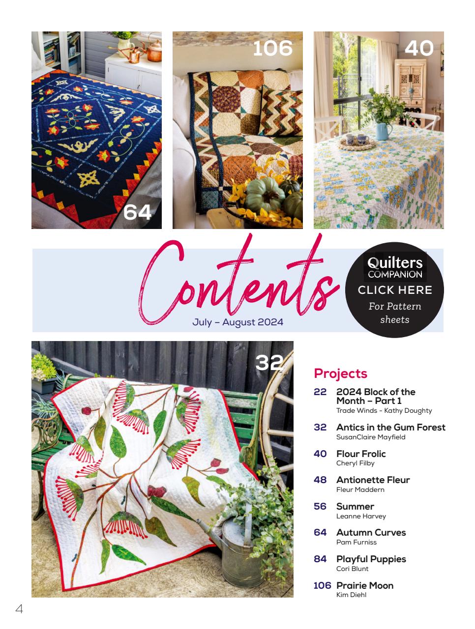 Quilters Companion Preview Pages