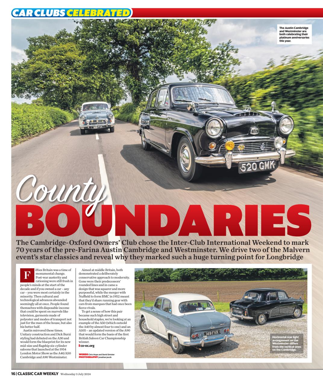 Classic Car Weekly Preview Pages