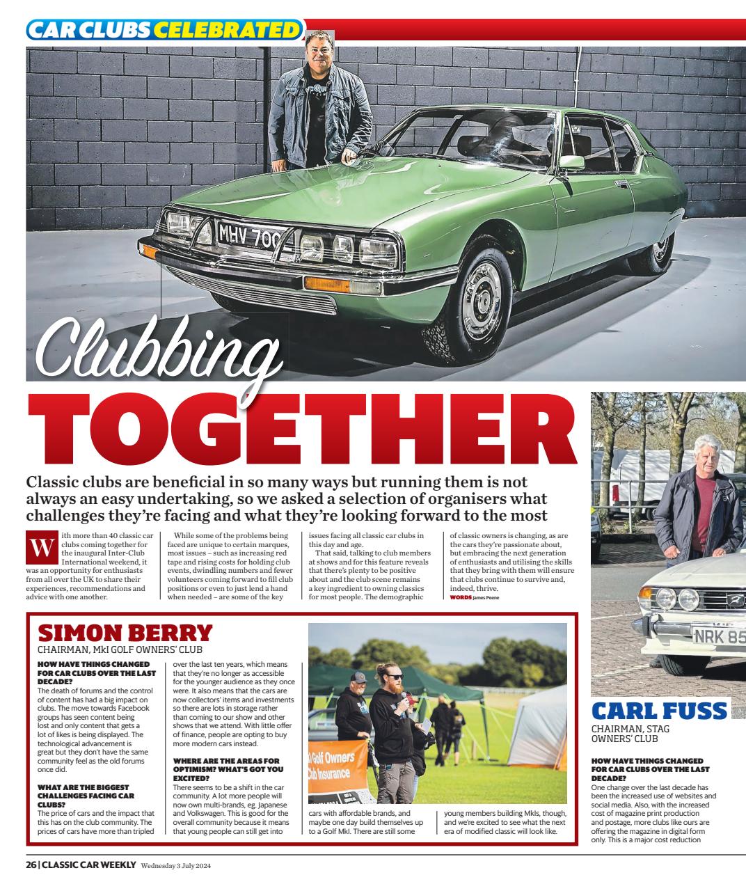 Classic Car Weekly Preview Pages