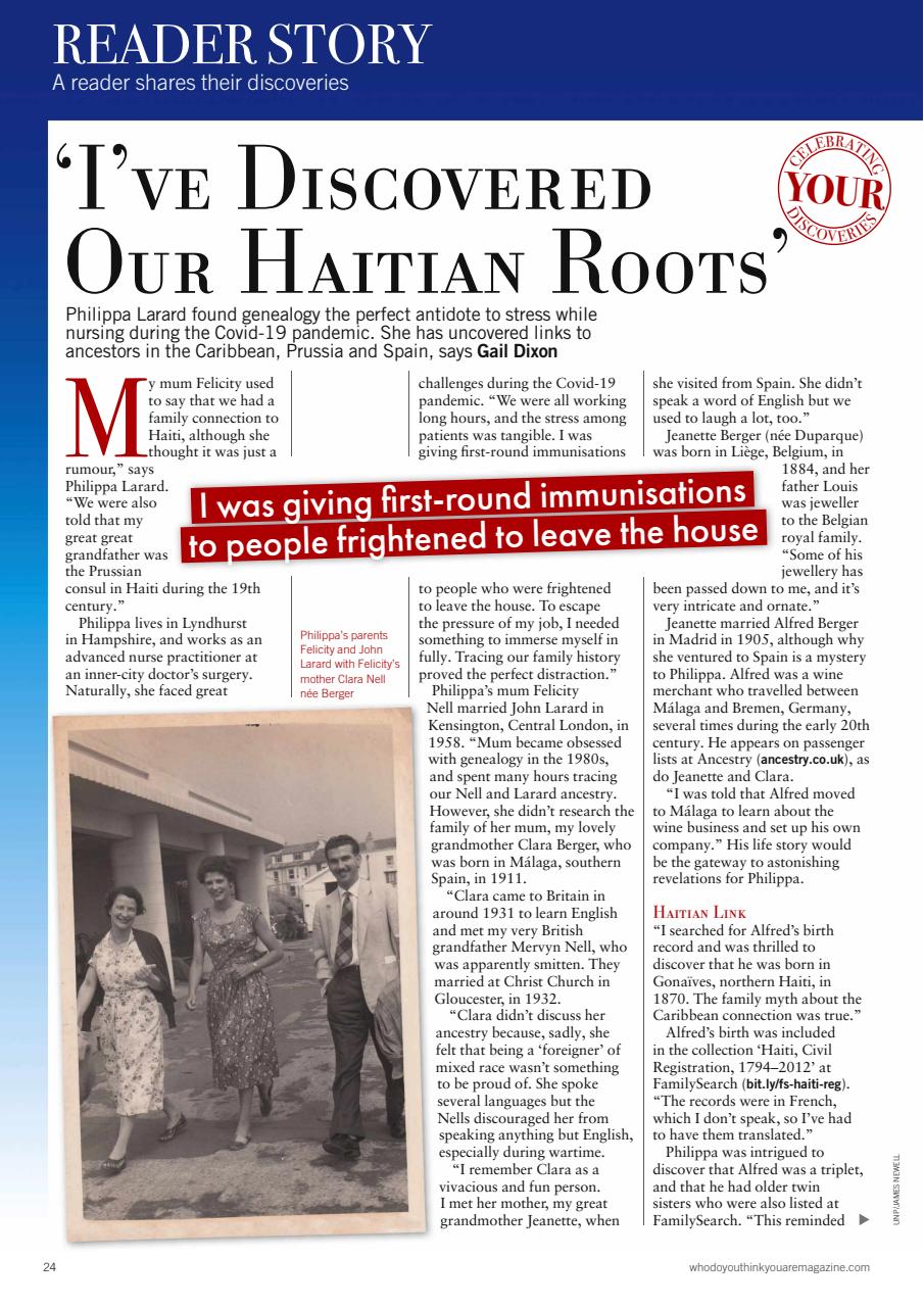 Who Do You Think You Are? Preview Pages