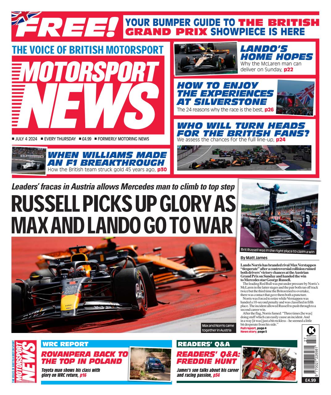 Motorsport News Preview Pages