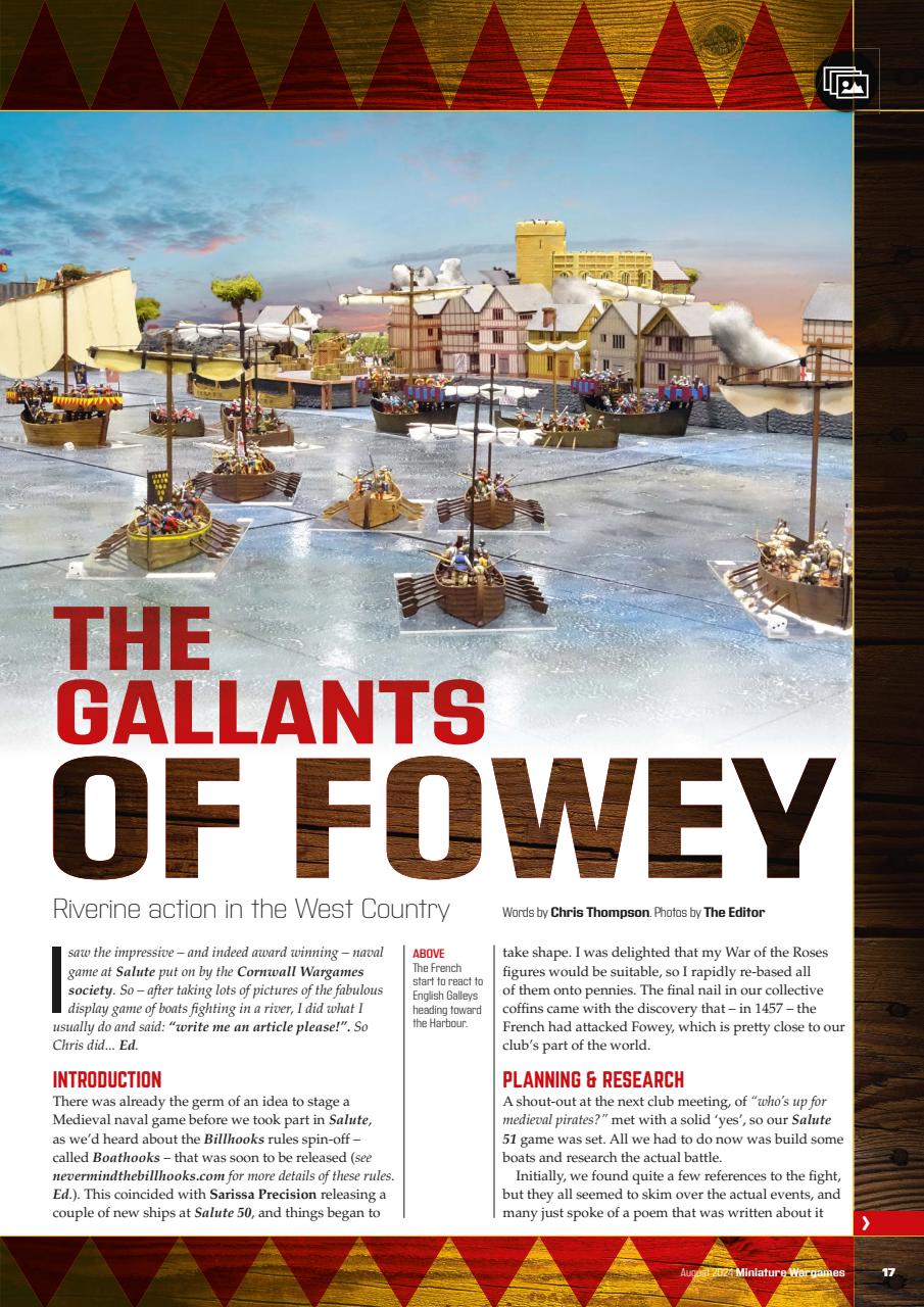 Miniature Wargames Preview Pages