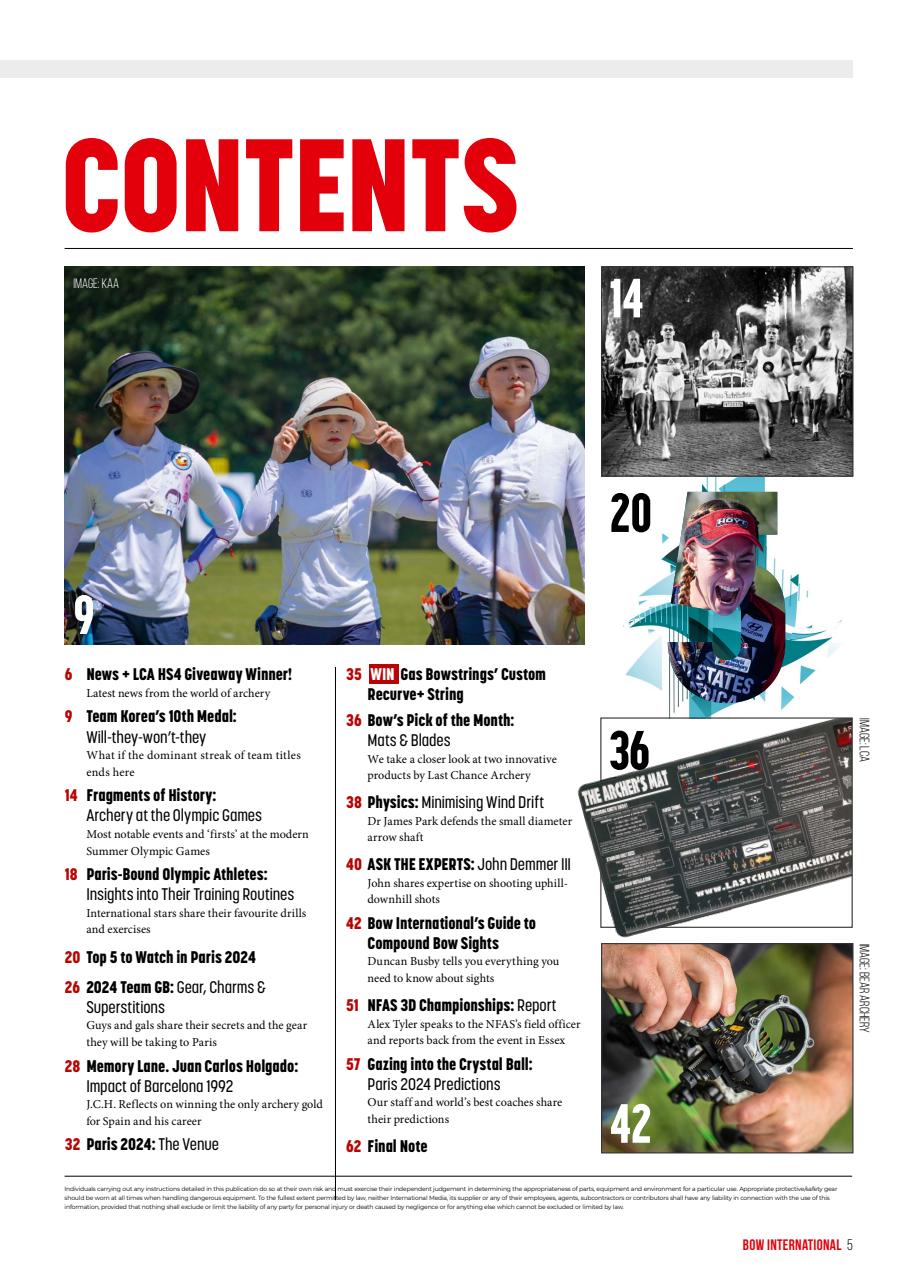 Bow International Preview Pages