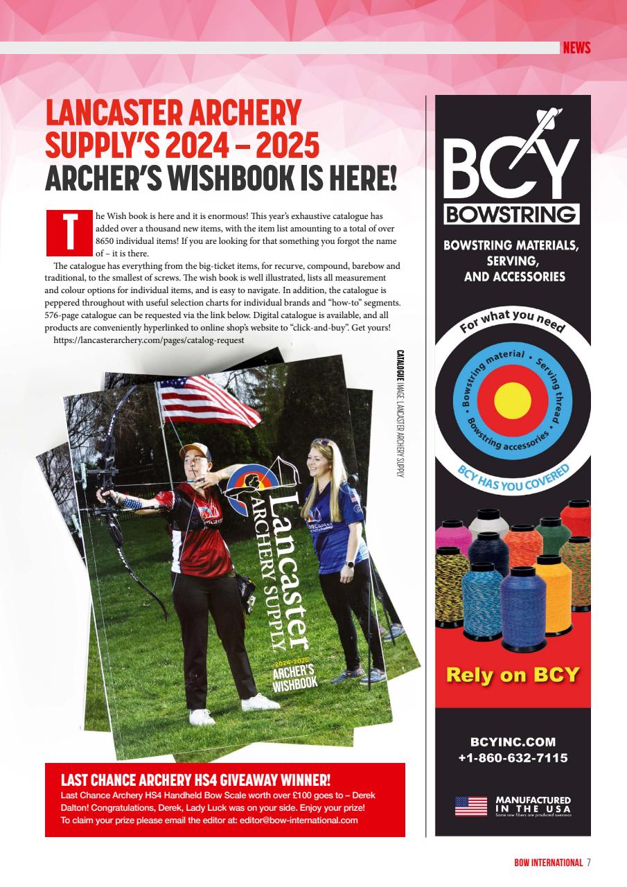 Bow International Preview Pages