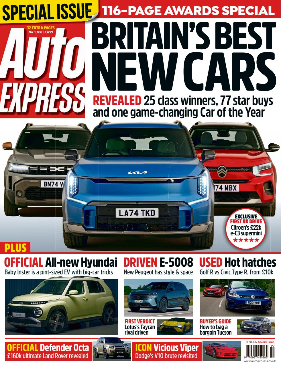 Auto Express Preview Pages