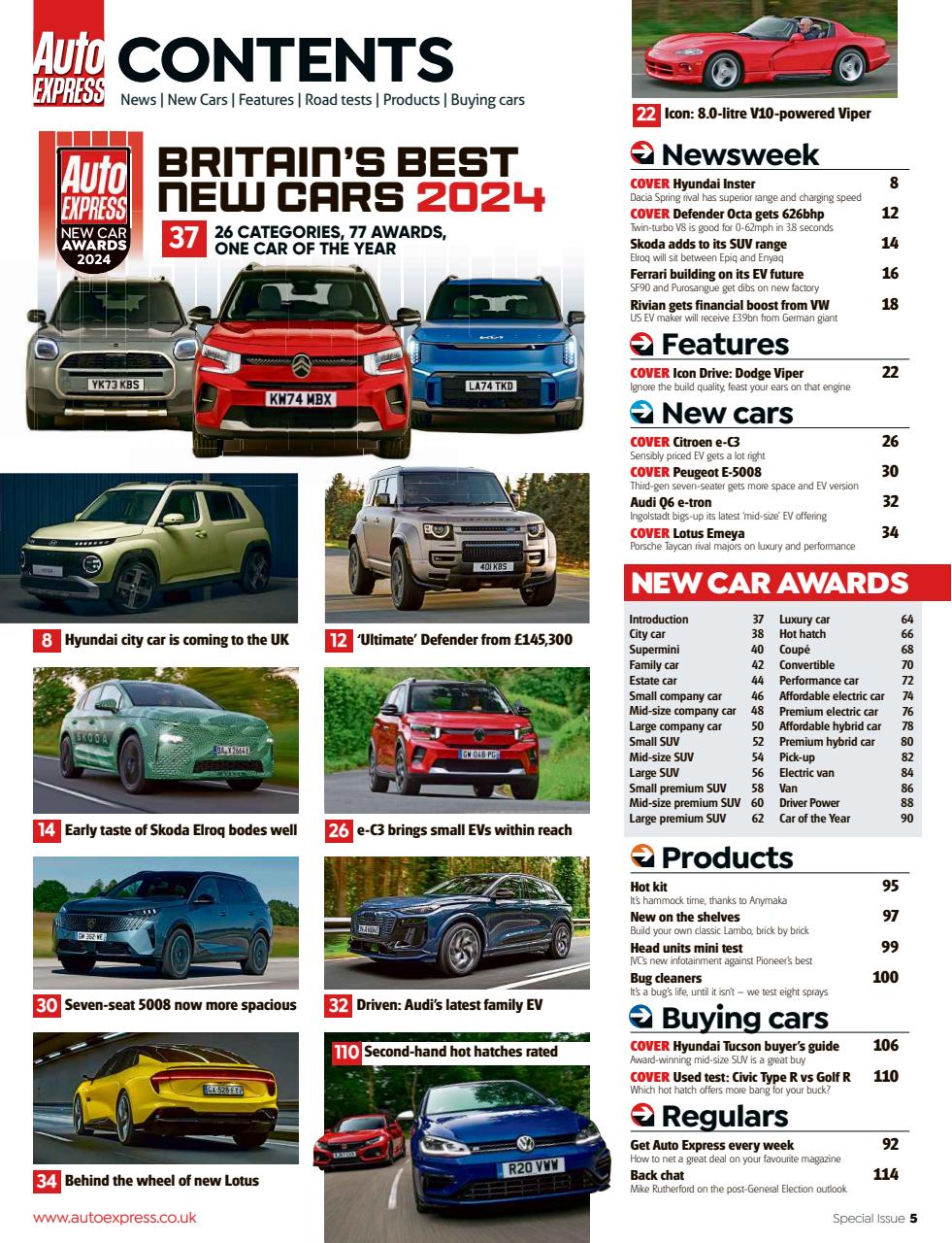Auto Express Preview Pages