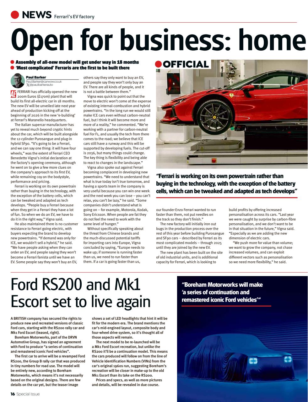 Auto Express Preview Pages