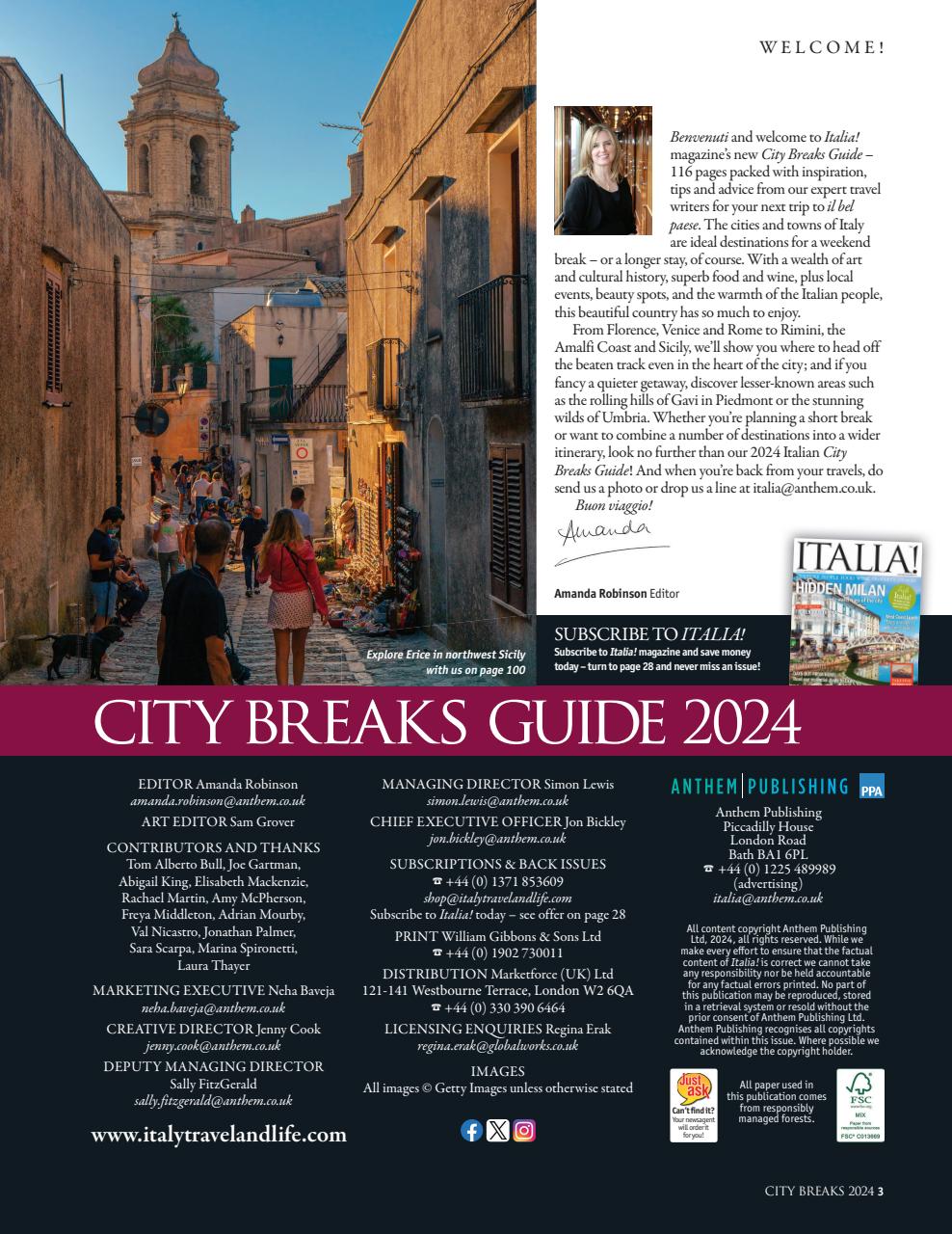 Italia! Guide Preview Pages