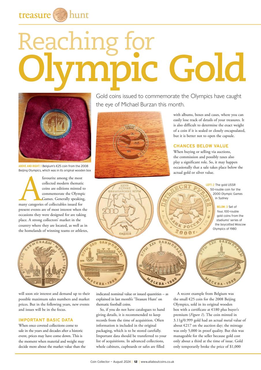 Coin Collector Preview Pages