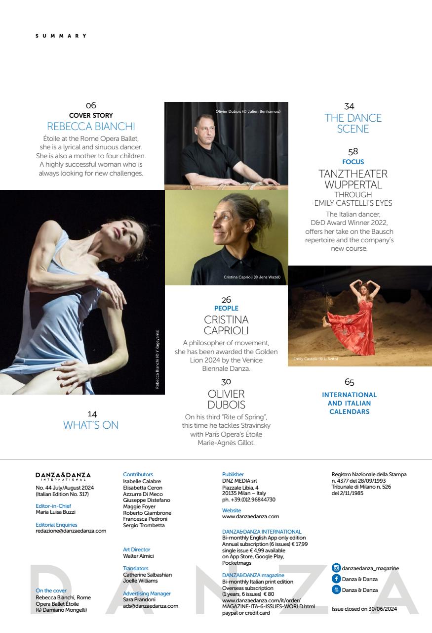DANZA&DANZA International Preview Pages