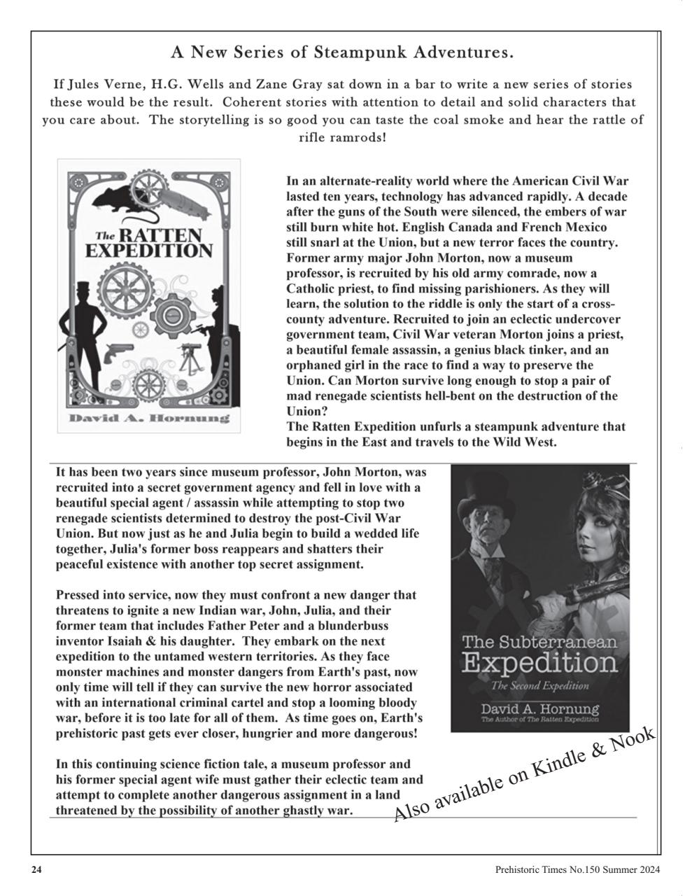 Prehistoric Times Preview Pages