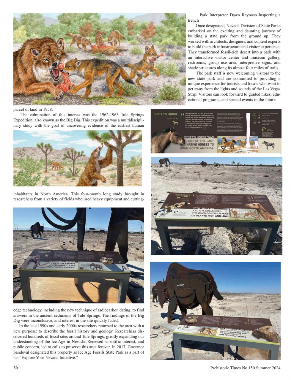 Prehistoric Times Preview Pages