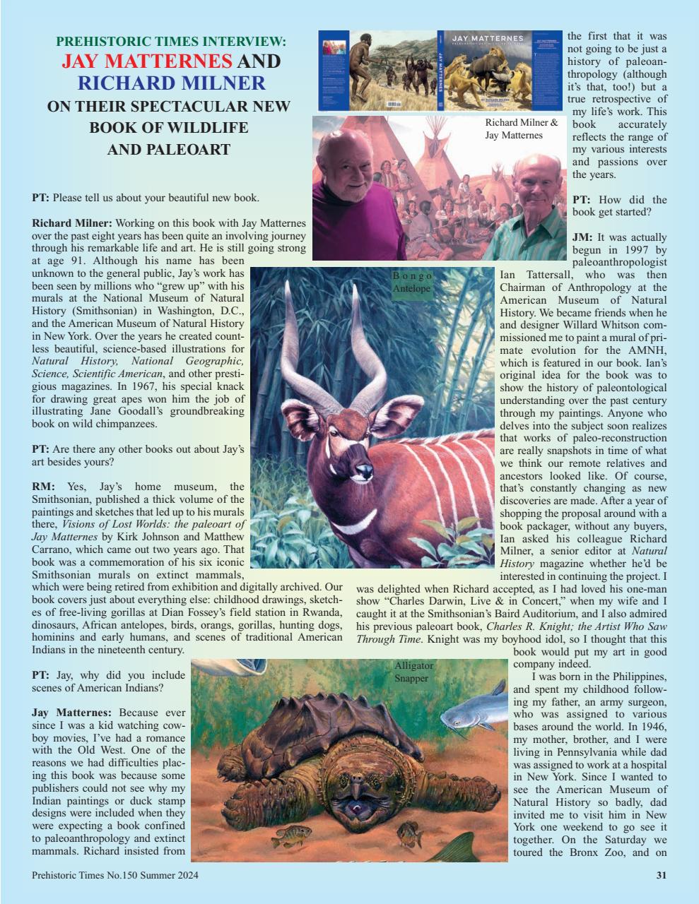 Prehistoric Times Preview Pages