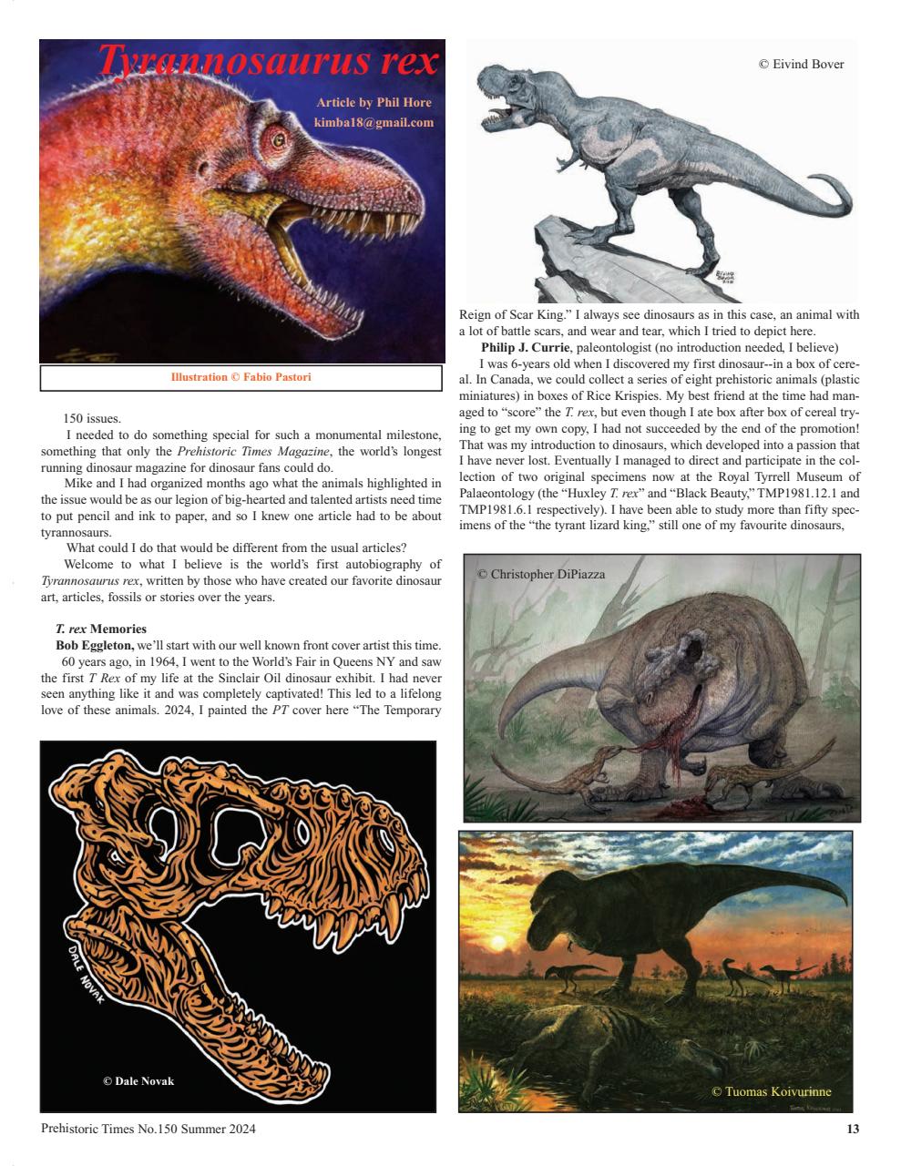 Prehistoric Times Preview Pages