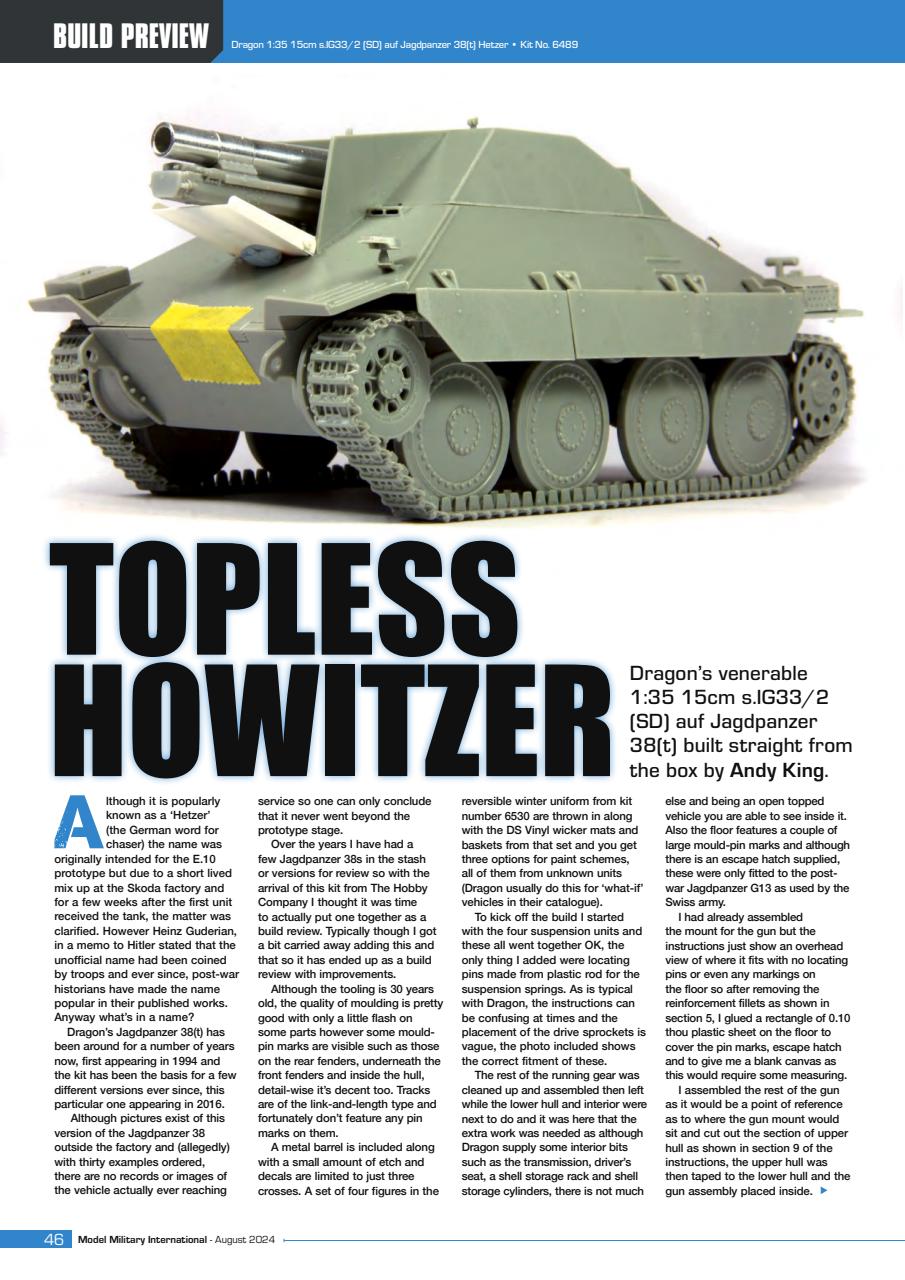 Military Modelling International Magazine Preview Pages