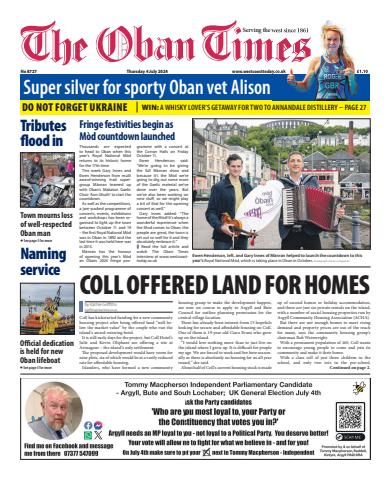The Oban Times & Lochaber Times issue Thursday, July 04, 2024