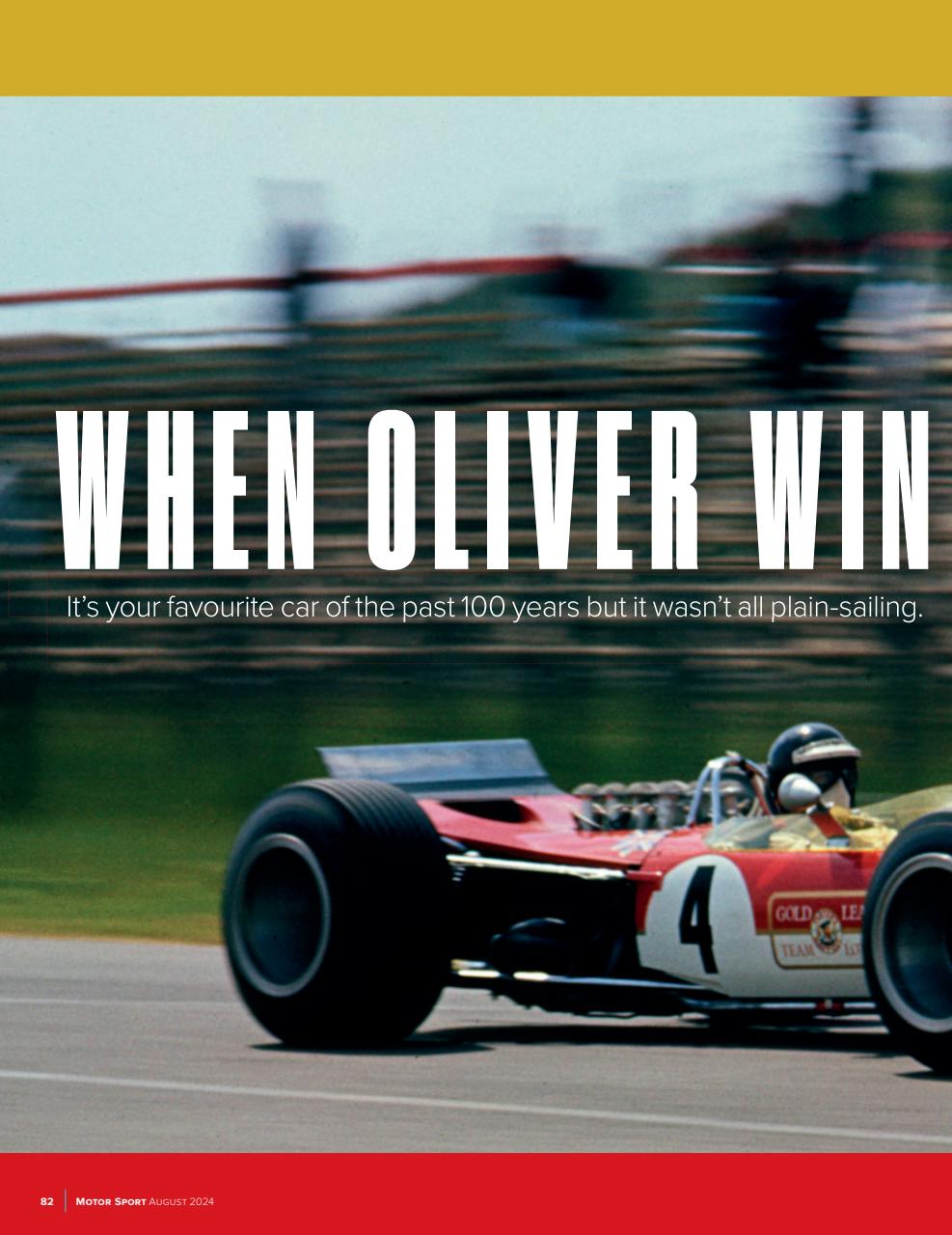 Motor Sport Magazine Preview Pages