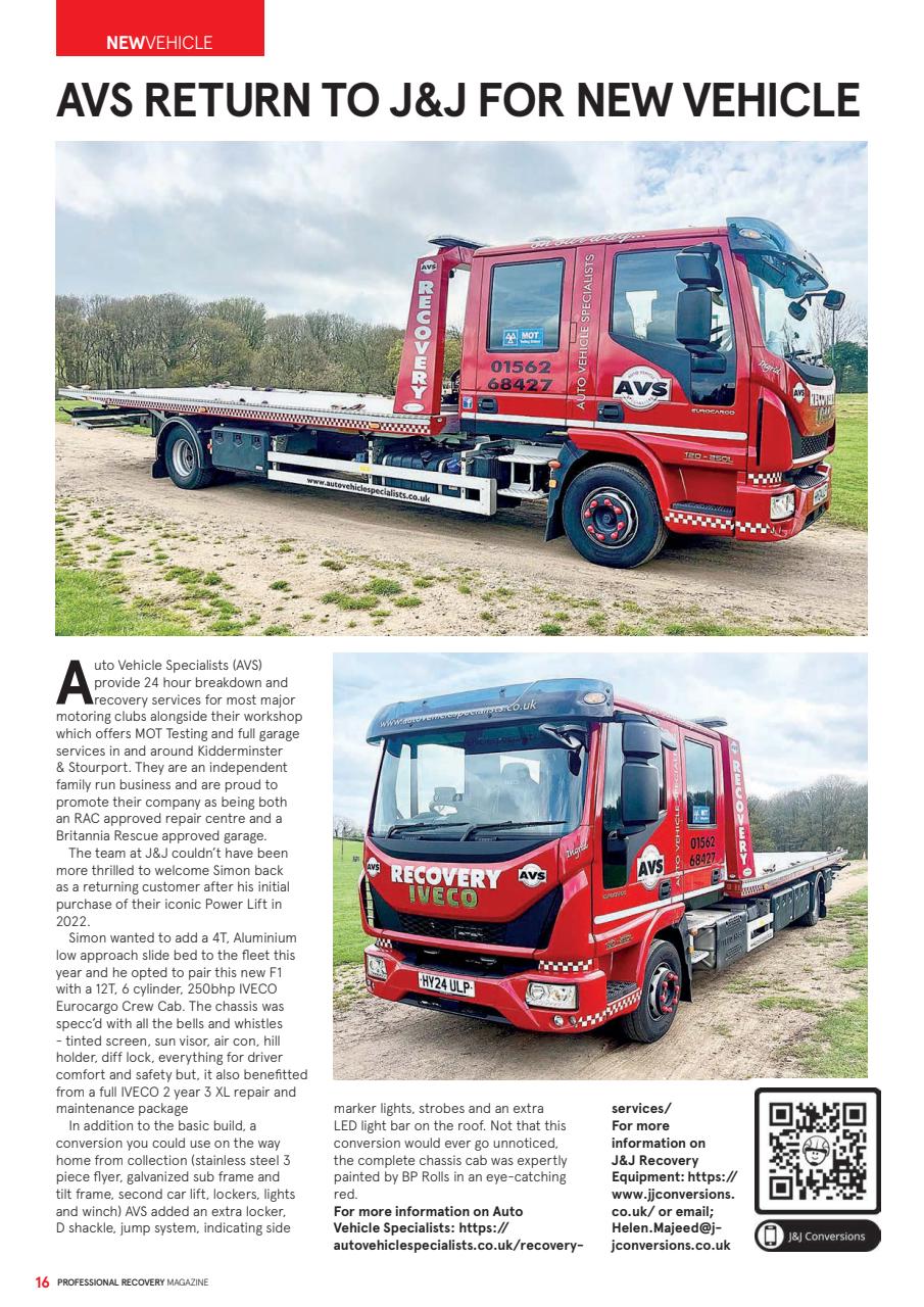 Professional Recovery Magazine Preview Pages