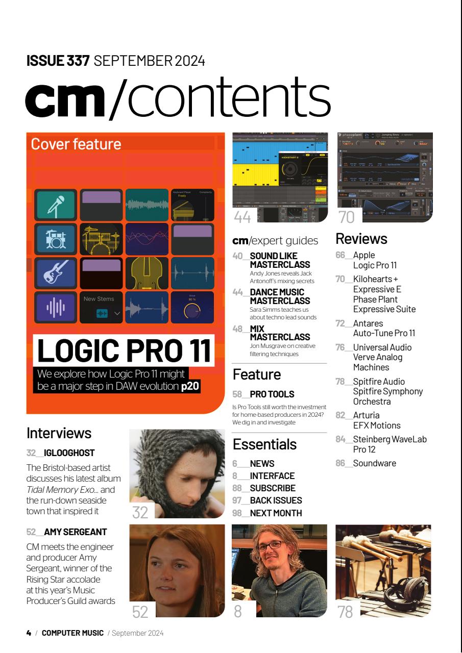 Computer Music Preview Pages