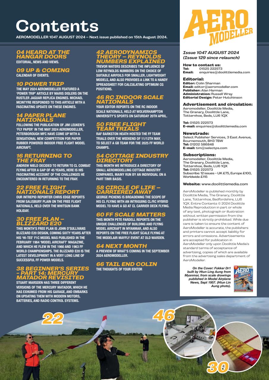 AeroModeller Preview Pages