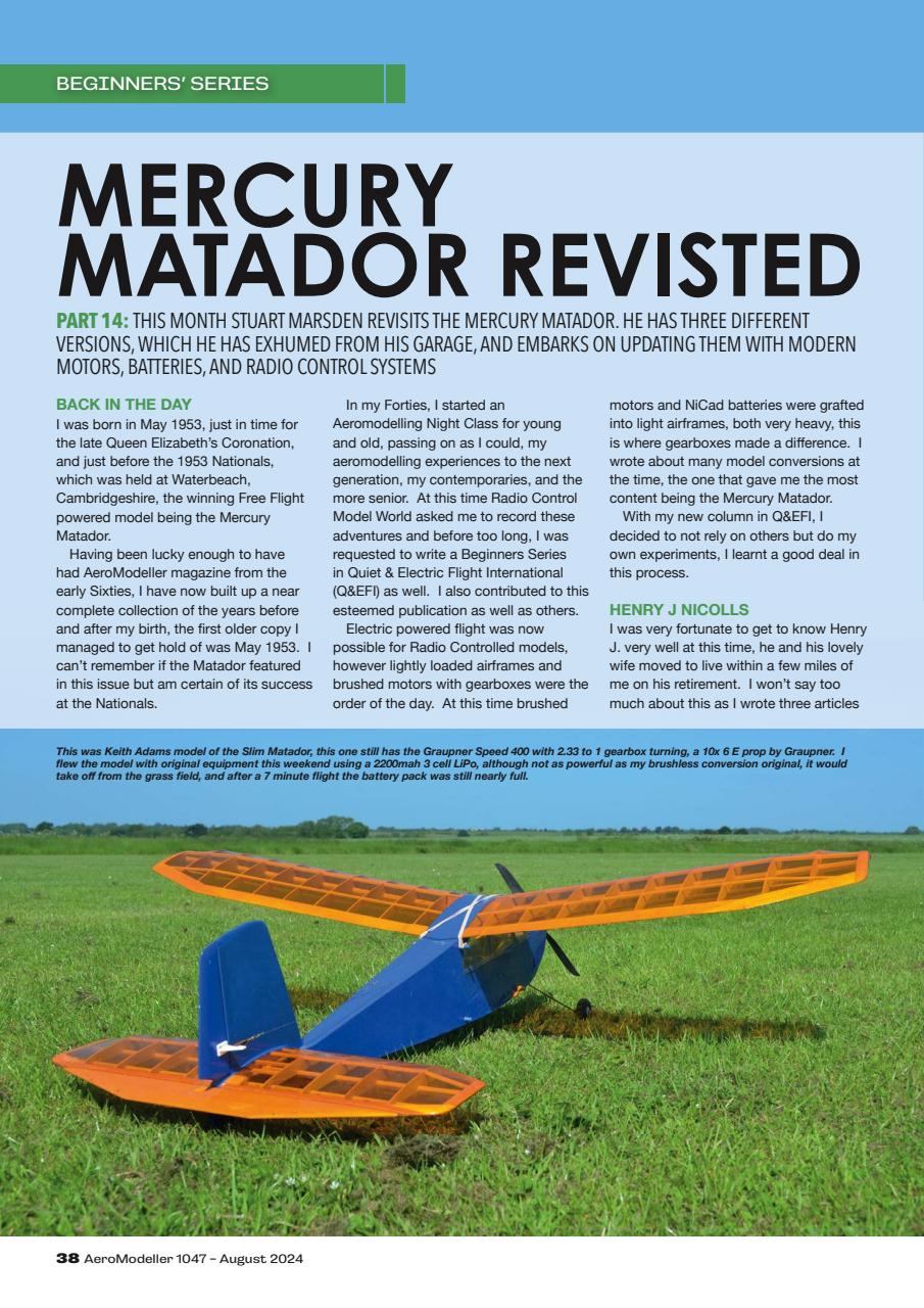 AeroModeller Preview Pages