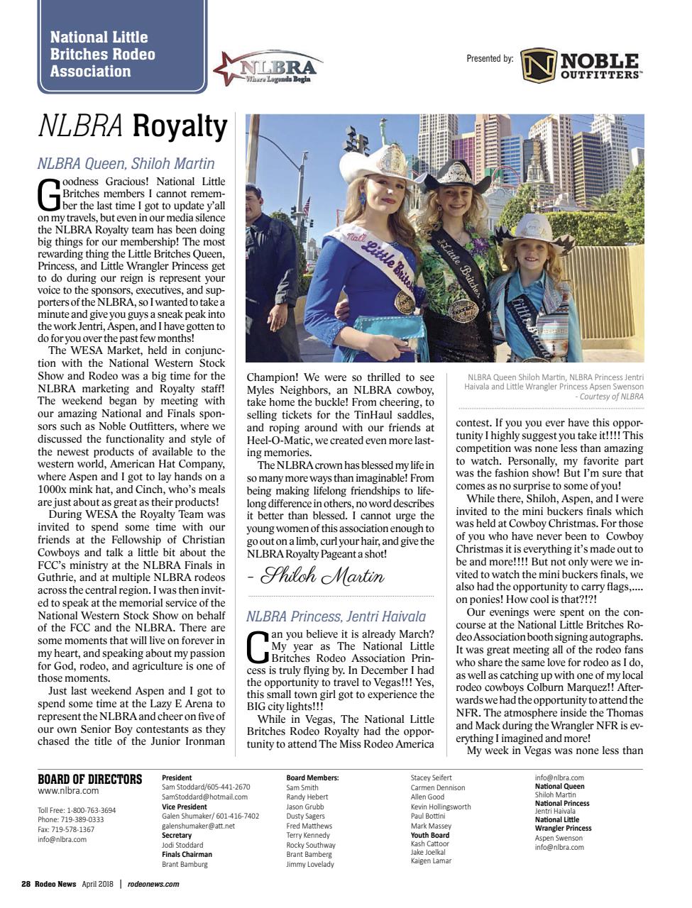 Rodeo Life Preview Pages