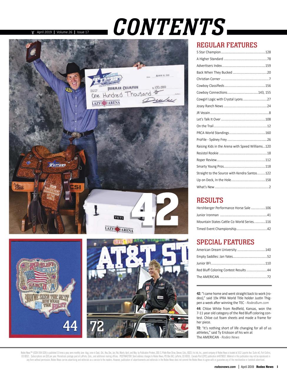 Rodeo Life Preview Pages